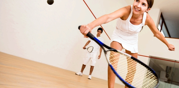 Verstauchung oft Verletzung bei Squash