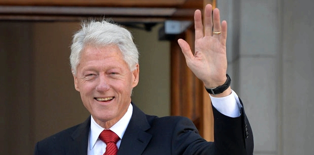 Bill Clinton leidet unter Rosazea